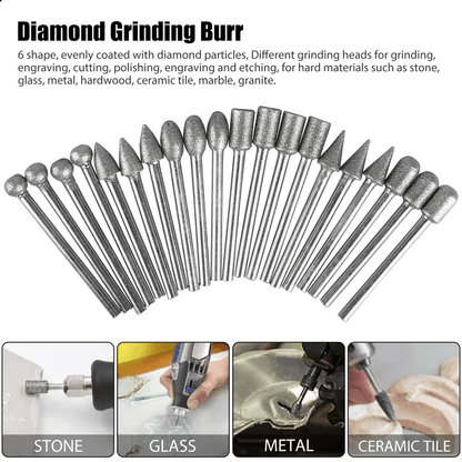 42Pcs Rotary Tool Bit Set For Dremel Glass Grinding Cutting Carving Polishing Kit For Metal Stone C 1