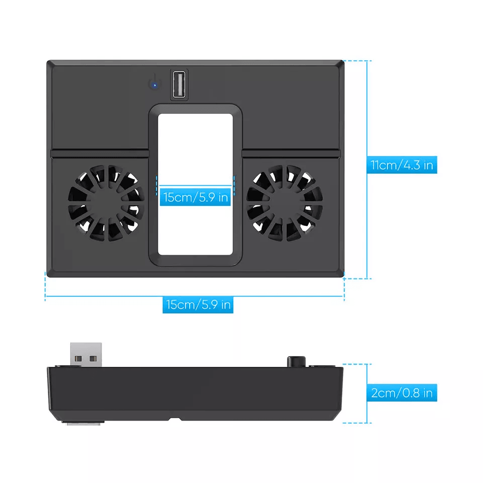 USB Cooling Fan Vertical Stand For Xbox Series X Quiet Dual Fans Game Console Cooler Base Accessory 4