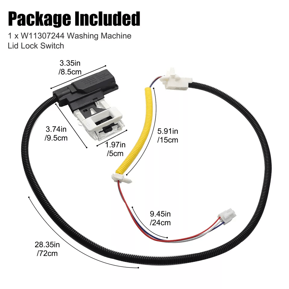 Lid Lock Switch For Whirlpool  Maytag Washers 0
