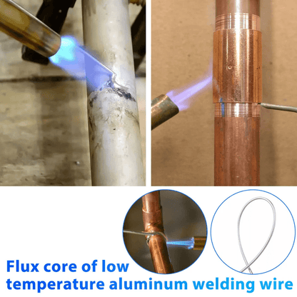 LowTemperature FluxCored Aluminum Melt Welding Rods For Metal Brazing And Repair No Flux Needed Hig 2