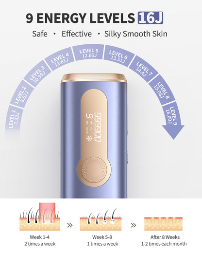 At Home IPL Hair Removal Machine 990K Flashes For Full Body Use Painless  Clinically Effective Unde 2