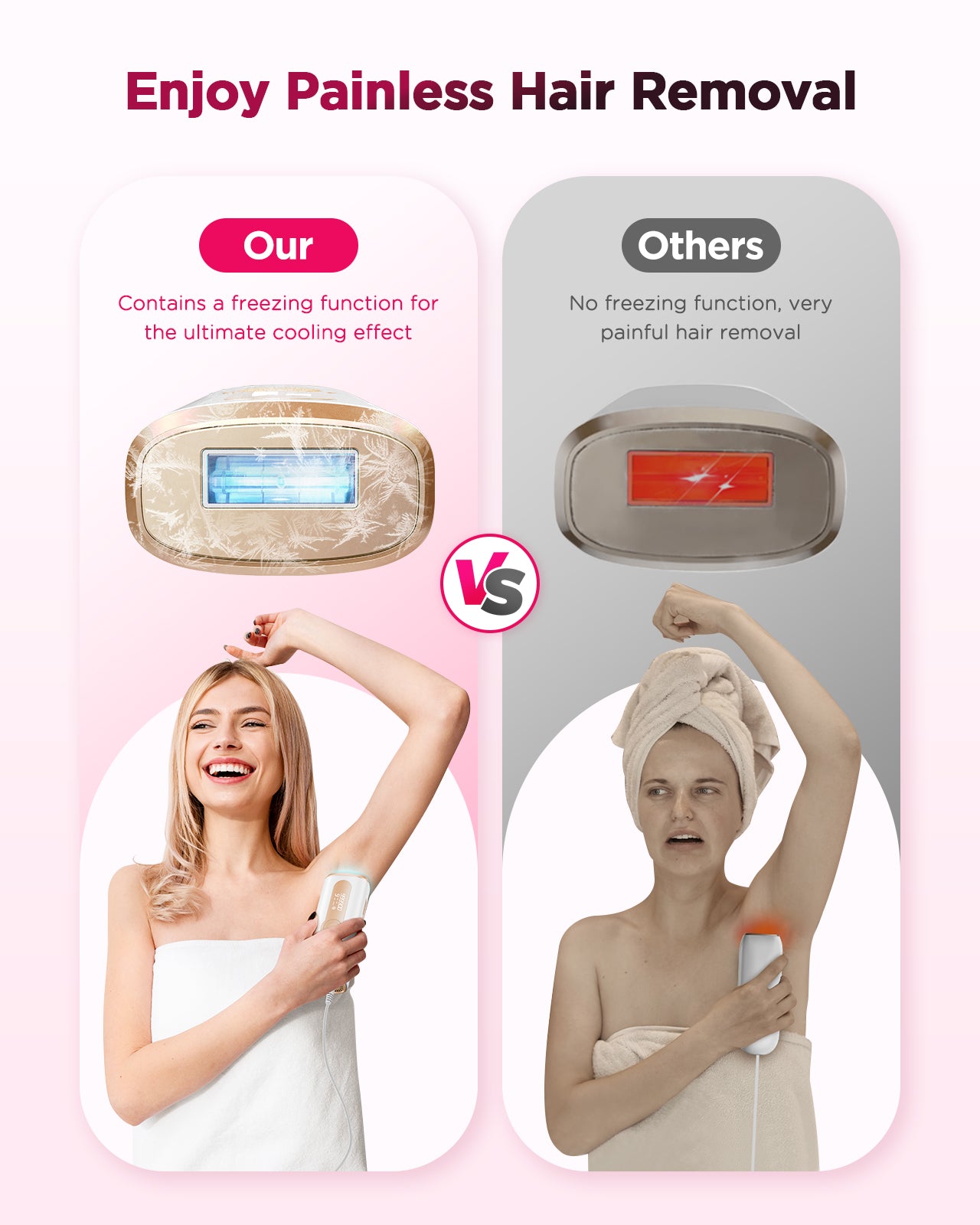 At Home IPL Hair Removal Machine 990K Flashes For Full Body Use Painless  Clinically Effective Unde 4