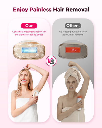 At Home IPL Hair Removal Machine 990K Flashes For Full Body Use Painless  Clinically Effective Unde 4