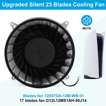 Replacement Internal Cooling Fan Cooler Blades For PlayStation Console Silent CPU Heat Dissipation  1