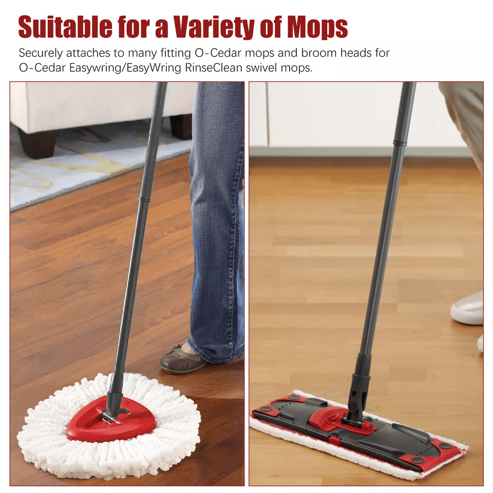 Telescopic Rotary Mop Stick Handle Replacement For Cedar EasyWring Floor Cleaning Adjustable Iron P 6