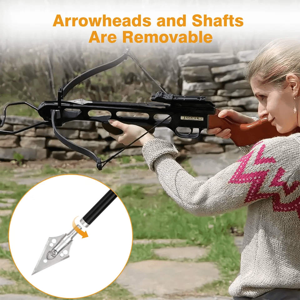 Hunting Crossbow Bolts Metal Archery Arrows For 5080lbs Mini Crossbow Hunting 2