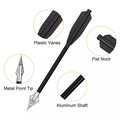Hunting Crossbow Bolts Metal Archery Arrows For 5080lbs Mini Crossbow Hunting 1