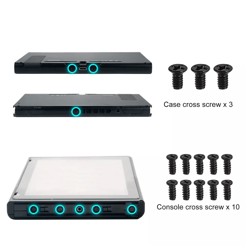Full Screws Set With Spring Kit For Nintendo Switch Console  JoyCon Repair 3