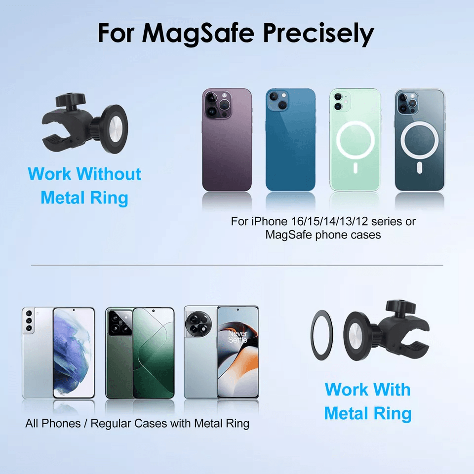 Magnetic Phone Holder For Treadmill  Bike MagSafe Mount 3