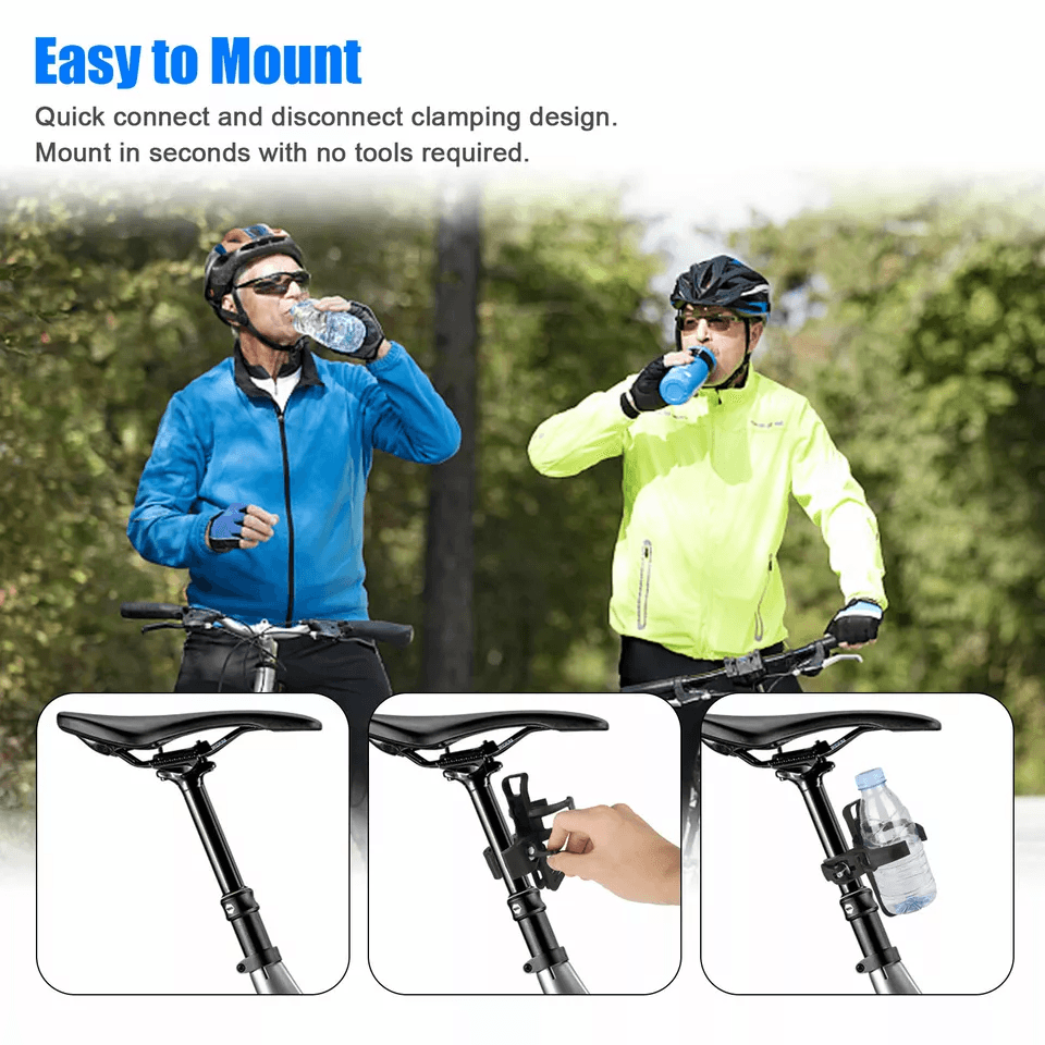 Bicycle Cup Drink Holder For Water Bottles Cycling Handlebar Mount For Bike  Travel Mugs 2