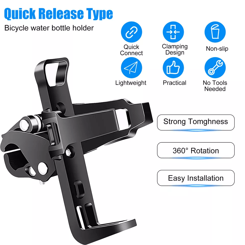 Bicycle Cup Drink Holder For Water Bottles Cycling Handlebar Mount For Bike  Travel Mugs 1
