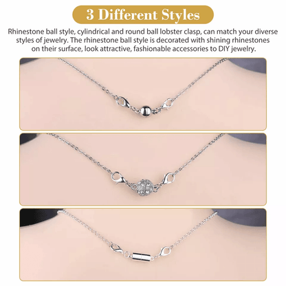 16Pcs Magnetic Lobster Clasp Claw Hook Set Strong Snap ConverterJewelry Necklace Making Secure Magn 2
