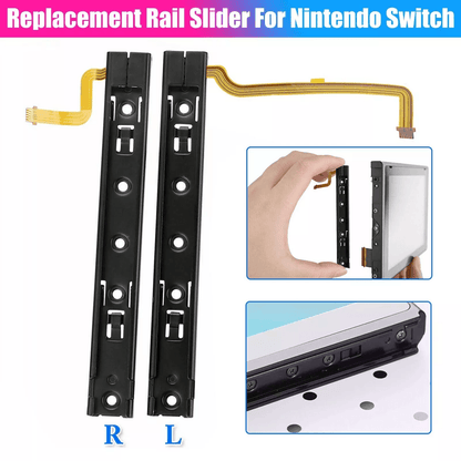 Left + Right Slide Rail Flex Cable for Nintendo Switch Joy-Con Controller Repair Replacement