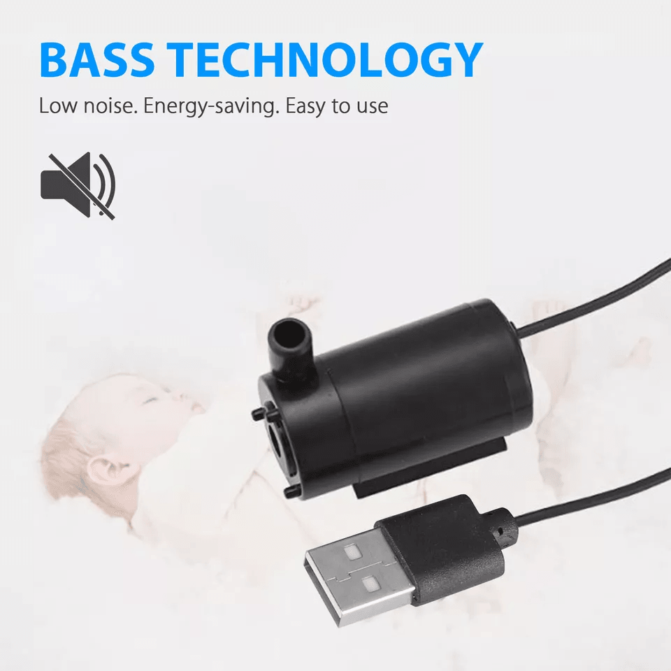 Mini Submersible Water Pump Quiet Motor For Home Fountain Pond Use 3