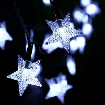 Solar Star String Lights Outdoor Waterproof LED Fairy Lights For Christmas Patio Garden Yard  Weddi 4