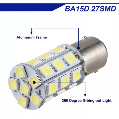 LED Bulbs 6000K White For Interior Tail Brake Stop Light 2