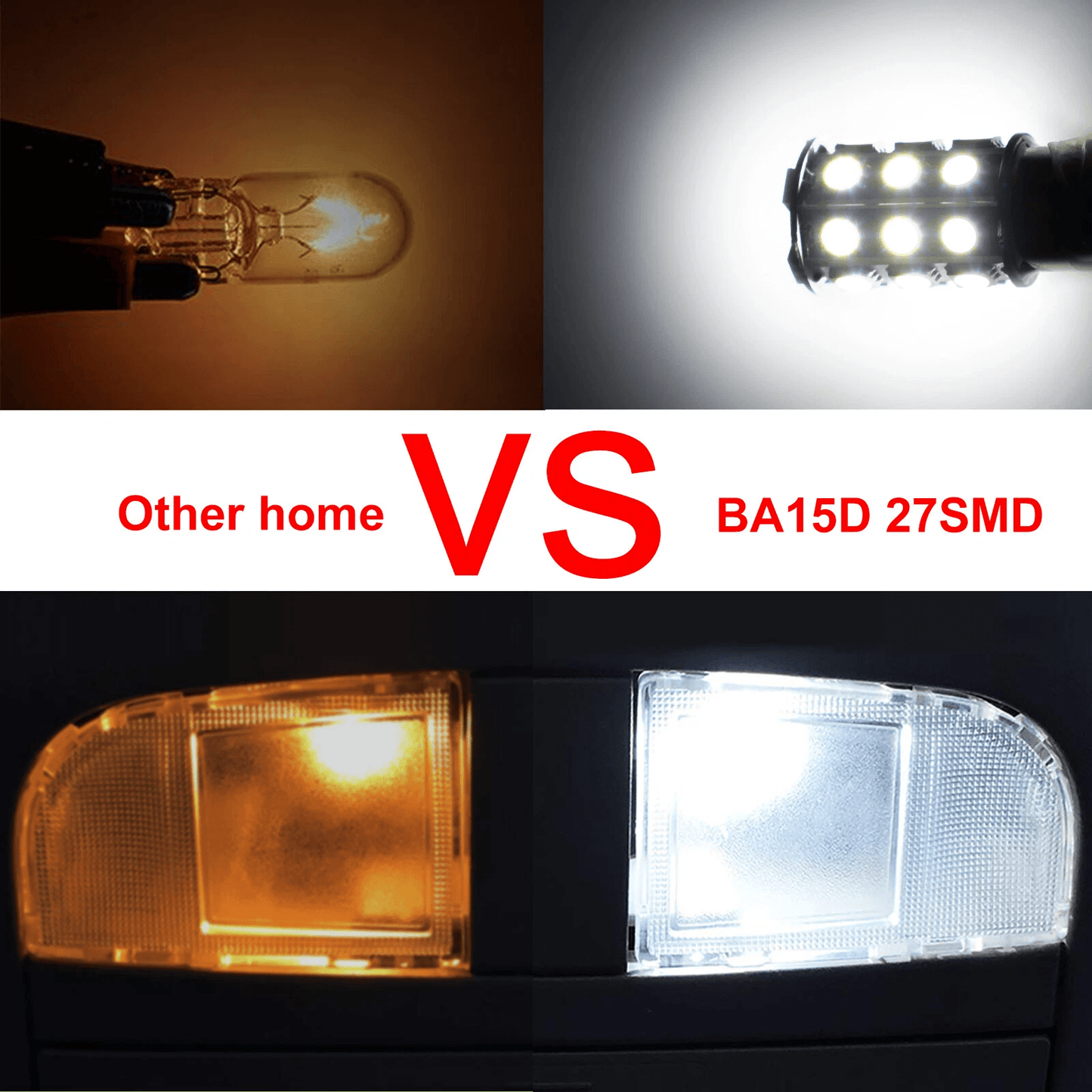 LED Bulbs 6000K White For Interior Tail Brake Stop Light 4
