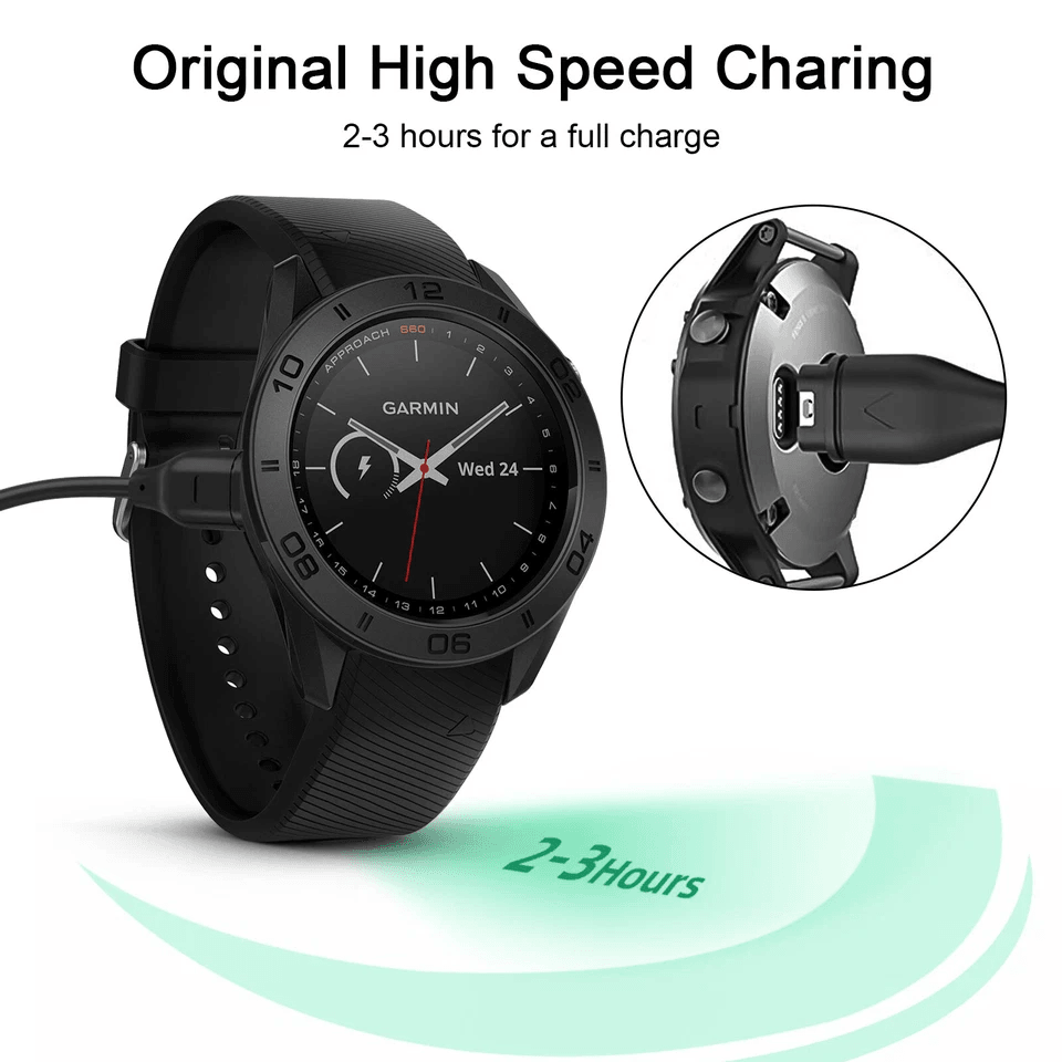 USB Charger Cable Cord For Garmin Fenix 5x Watch TPE Replacement Charging Cradle For Forerunner App 2