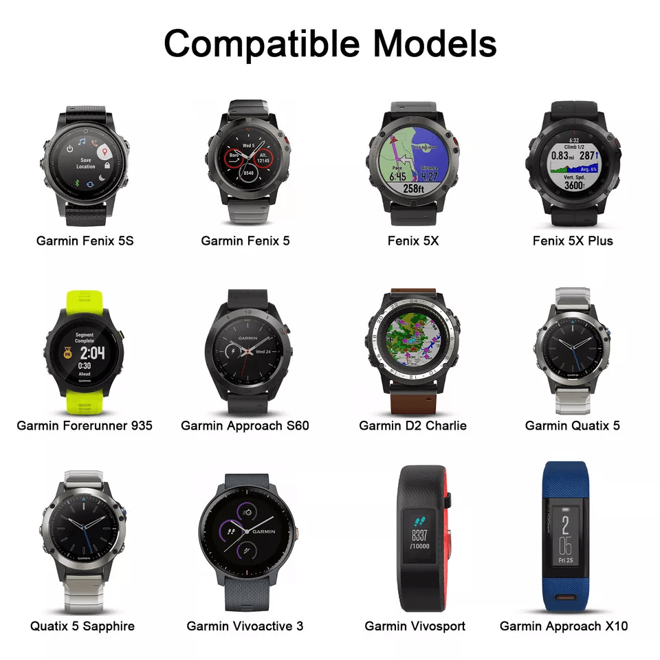 USB Charger Cable Cord For Garmin Fenix 5x Watch TPE Replacement Charging Cradle For Forerunner App 1