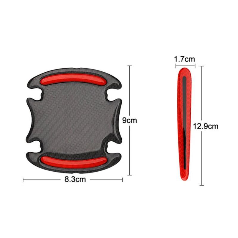 Universal Car Door Handle Protector Film Stickers ScratchResistant For Tata Aria Bolt Indica Nexon  6