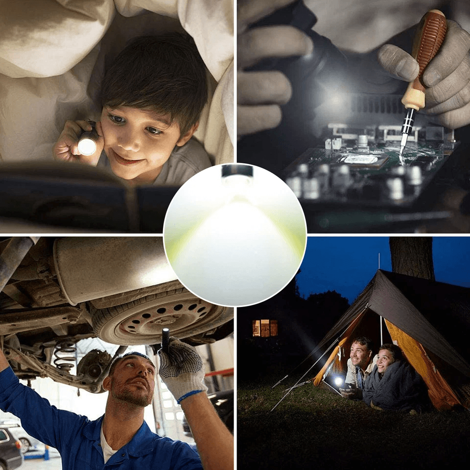3V White LED Flashlight Bulb Upgrade For C And D Cell Model PR Flange Flashlights Torch Lamp Replac 4