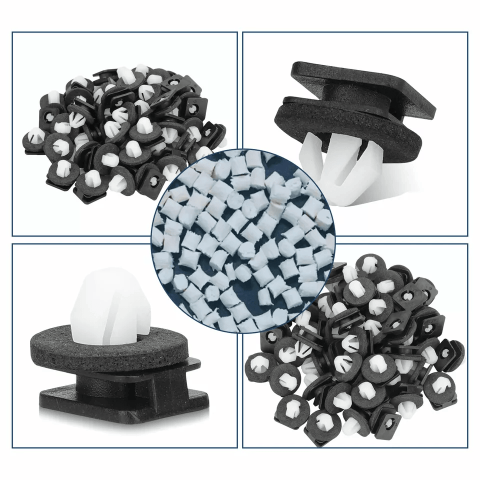 Front Windshield Molding APillar Trim Clips OEM Style Fasteners Set 2