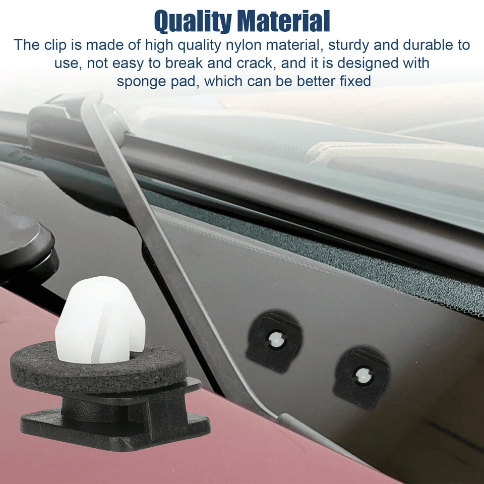 Front Windshield Molding APillar Trim Clips OEM Style Fasteners Set 1