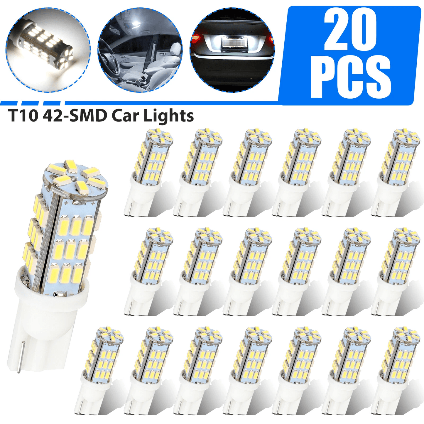 LED Interior Bulbs for RV Camper Trailer, Super White