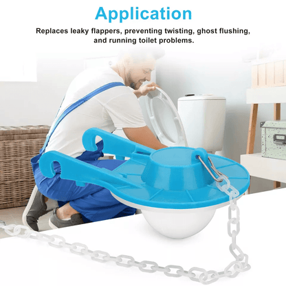 Universal Toilet Flapper Replacement Kit Ultra High Performance Silicone Valve For HET Toilets Fits 4
