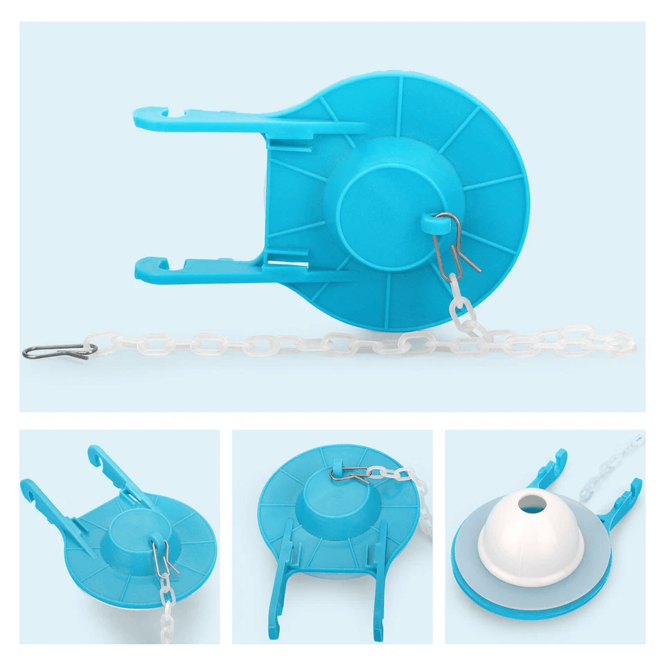Universal Toilet Flapper Replacement Kit Ultra High Performance Silicone Valve For HET Toilets Fits 3