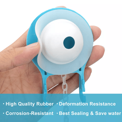 Universal Toilet Flapper Replacement Kit Ultra High Performance Silicone Valve For HET Toilets Fits 2