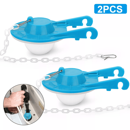 Universal Toilet Flapper Replacement Kit, Ultra High Performance Silicone Valve for HET Toilets, Fits, GPF Flush Systems