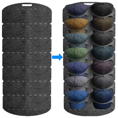 Hat Rack Organizer Baseball Cap Holder Storage Hanger for Door Wall Closet