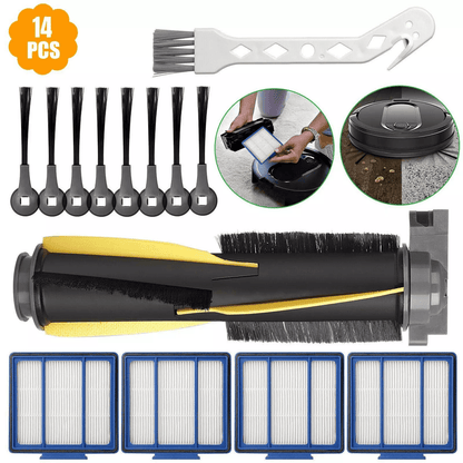 Robot Vacuum Cleaner Replacement Parts Kit for Shark ,HEPA Filters, Side Brushes and tools