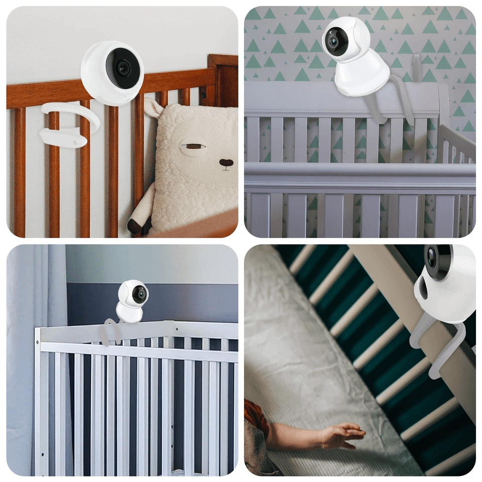 Flexible Mount For Infant Optics DXR8 And DXR8 Pro Adjustable Baby Monitor Holder Stand For Crib Be 2