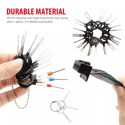 Automotive Terminal Removal Tool Kit Wire Connector Extractor  Pin Puller Set For Car Electrical Ma 4