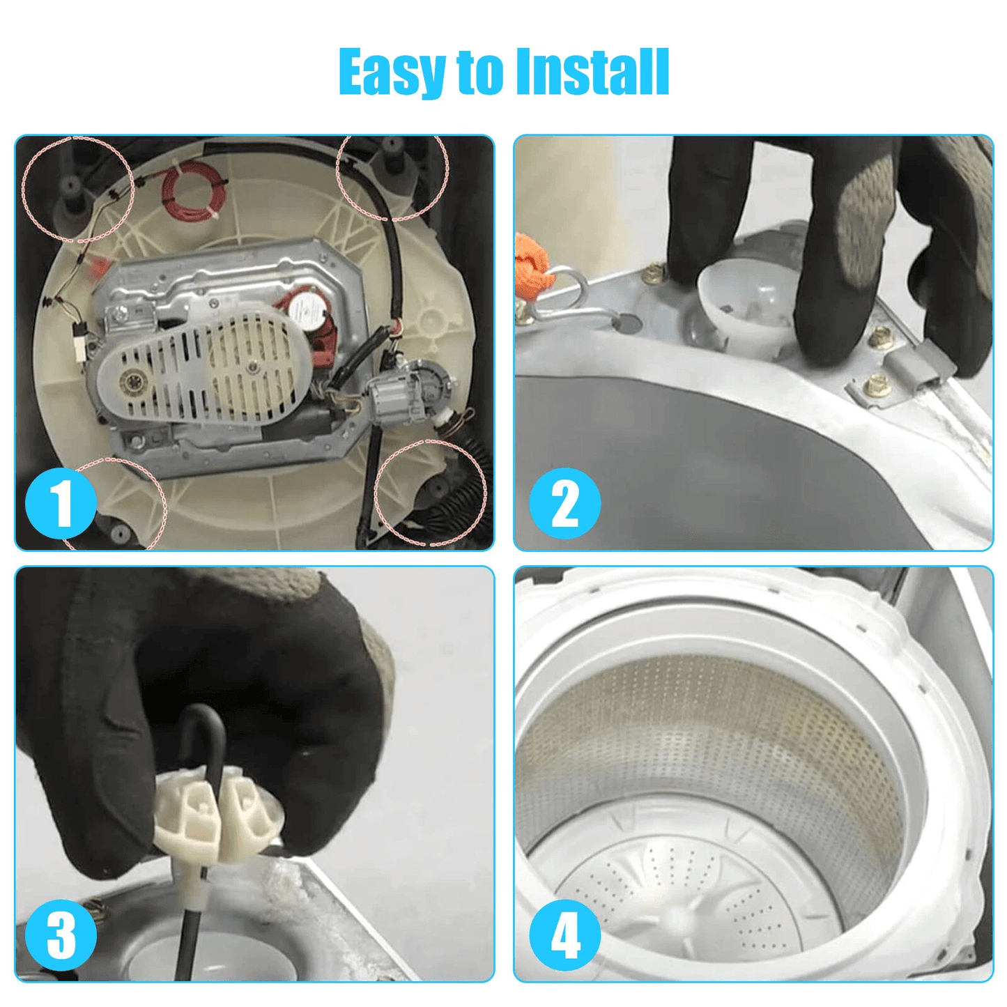 Washer Suspension Rod Kit For Whirlpool Washing Machine 2