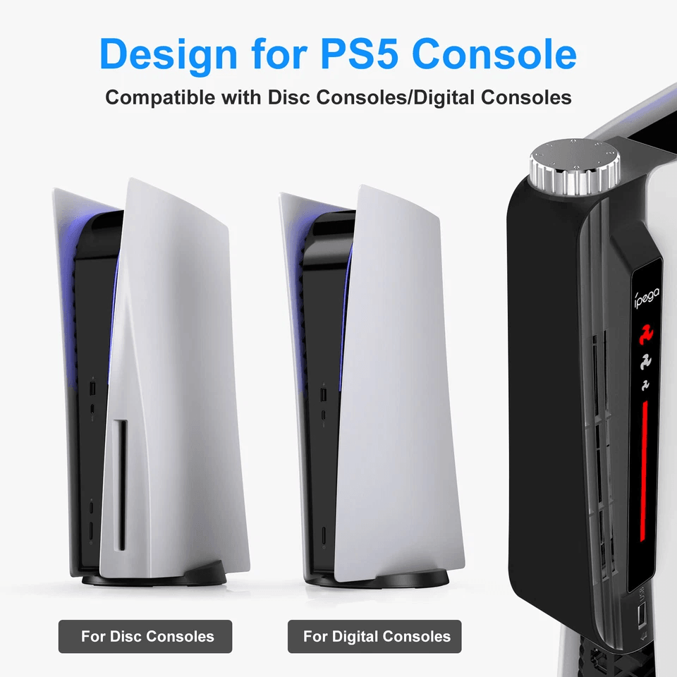 Adjustable Cooling Fan With USB Port Powerful Accessories For PlayStation Console Cooler System Wit 3