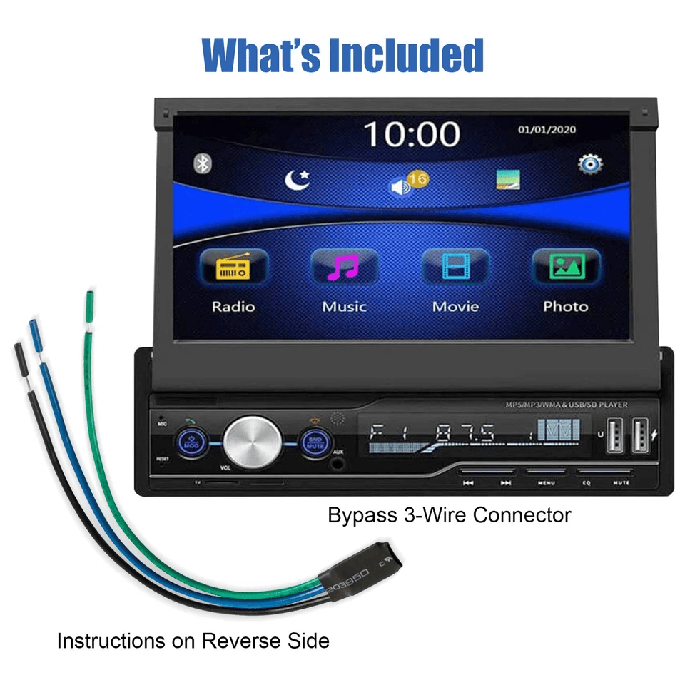 Pulse Bypass Universal For PIONEER Parking Brake Video Override Radio Unlock Interface 7