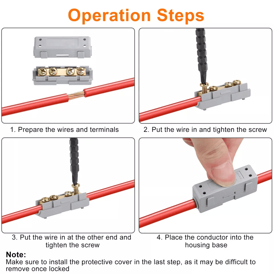 6 AWG Gauge Wire Connector Kit Quick Lock Terminals For Automotive Marine  Electrical Wiring 3