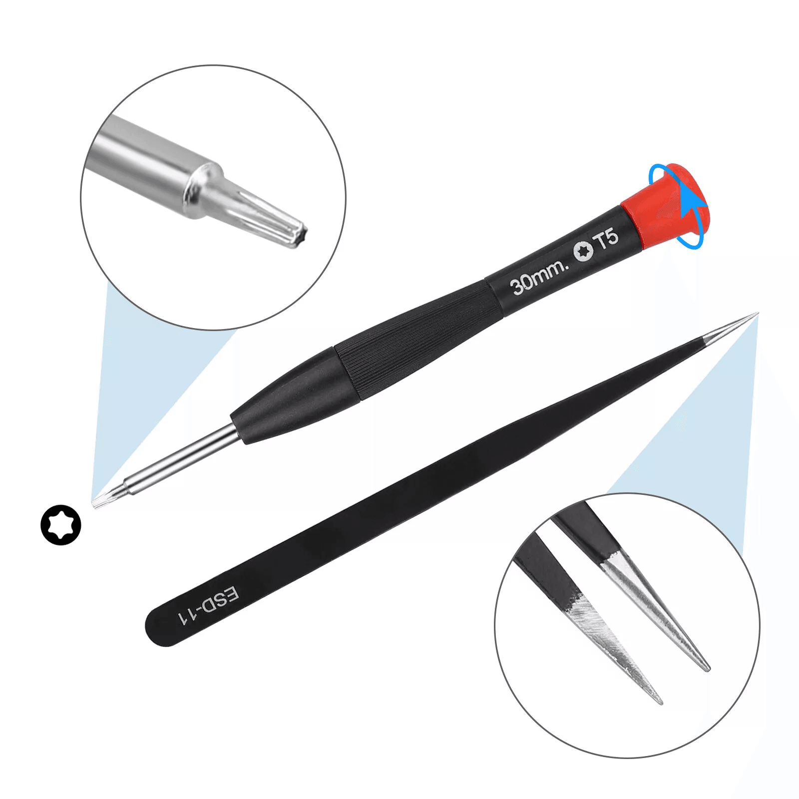 14in1 Repair Tool Kit for Oculus Quest 2 Controller, 3D Analog Joystick Thumb Cap Replacement