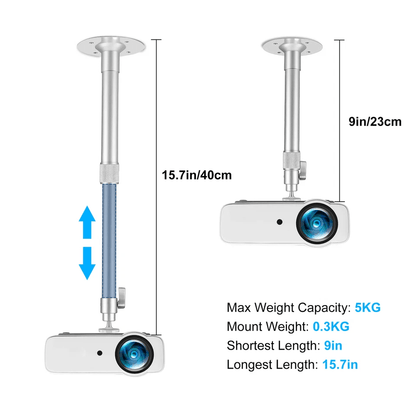 Universal 360 Swivel Mini Projector Ceiling Wall Mount Holder Adjustable Bracket For HD LCD DLP Pro 2