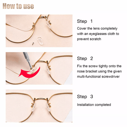 Eyeglass Screws And Nut Nose Pads Repair Kit 1000pcs Optical Repair Tool Kit With Screwdrivers Twee 4
