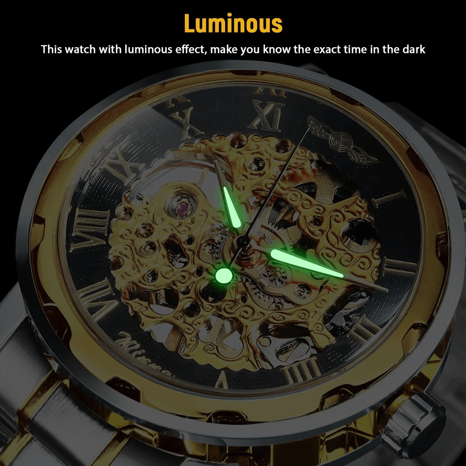 Mens Luxury Watch Waterproof Stainless Steel Automatic Mechanical Wristwatch With Roman Numerals An 5