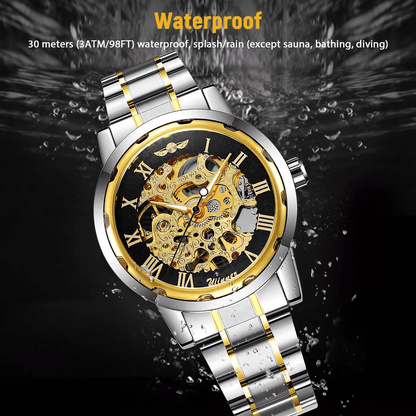 Mens Luxury Watch Waterproof Stainless Steel Automatic Mechanical Wristwatch With Roman Numerals An 4