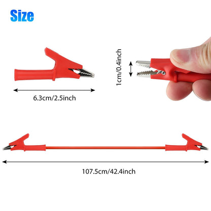 Alligator Clips Electrical Test Leads Set Durable Jumper Wires  Cables for Secure Connections 30V