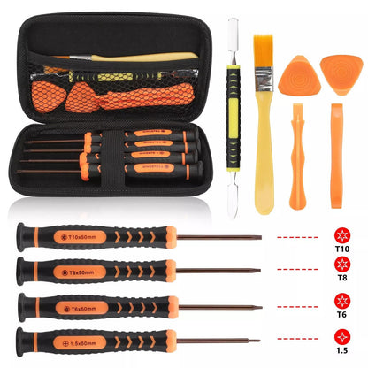 11 in 1 Repair Tools Kit for Xbox & PlayStation Controllers Premium Screwdriver Set for Xbox One, 360, PS3, PS4