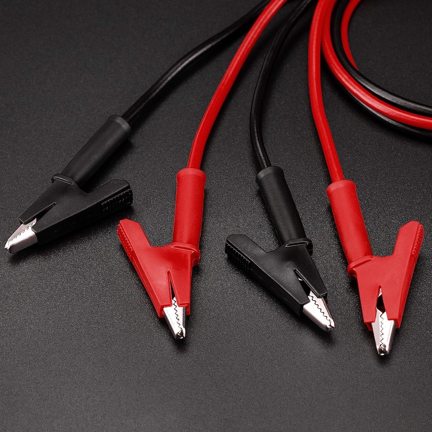 Alligator Clips Electrical Test Leads Set Durable Jumper Wires  Cables for Secure Connections 30V