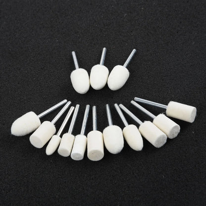 Premium Felt Polishing Buffing Wheels Set, Rotary Tool Accessories for Jewelry, Wood & Metal