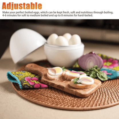 Microwave Safe Egg Boiler Cooker Egg Capacity Ball Shape Steamer For Hard Or Soft Boiled Eggs Adjus 6